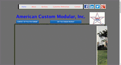 Desktop Screenshot of americancustommodular.com