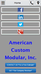 Mobile Screenshot of americancustommodular.com