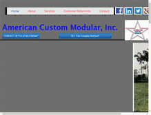 Tablet Screenshot of americancustommodular.com